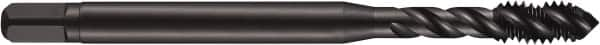 DORMER - 7/8-14 UNF 3 Flute 3B Modified Bottoming Spiral Flute Tap - Powdered Metal, Oxide Finish, 4-11/16" OAL, Right Hand Flute, Right Hand Thread, H4, Series E038 - Makers Industrial Supply