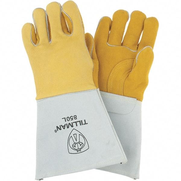 TILLMAN - Welder's & Heat Protective Gloves - MP 14" LRG ELK WELDI NG GLOVES TILLMAN - Makers Industrial Supply