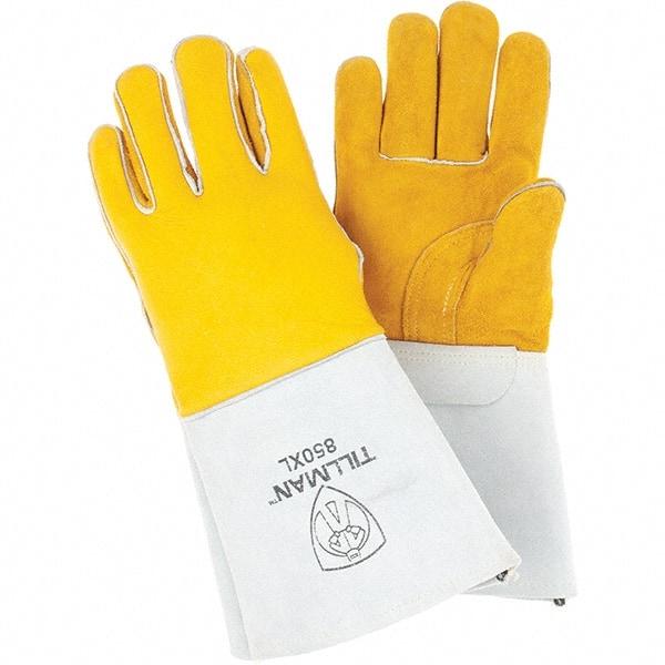 TILLMAN - Welder's & Heat Protective Gloves - MP 14" X-LRG ELK WELDING GLOVES TILLMAN - Makers Industrial Supply