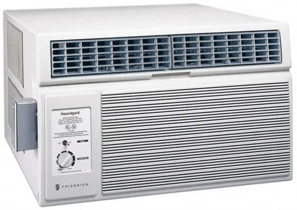 Friedrich - 14,500/14,000 BTU, 230/208 Volt Window Air Conditioner - 6.9/7.4 Amp Rating, 9.7 EER Rating, 15 Min Circuit Amperage, 25" Wide x 27-3/8" Deep x 15" High - Makers Industrial Supply