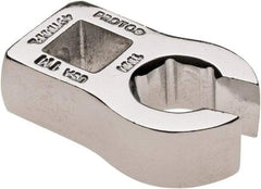 Proto - 11mm 6 Point 3/8" Drive Chrome Flare Nut Crowfoot Wrench - 15/16" Head Diam x 1/4" Head Thickness, 1-1/2" OAL - Makers Industrial Supply