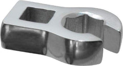 Proto - 12mm 6 Point 3/8" Drive Chrome Flare Nut Crowfoot Wrench - 1-3/32" Head Diam x 1/4" Head Thickness, 1-1/2" OAL - Makers Industrial Supply