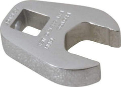 Proto - 14mm 3/8" Drive Chrome Crowfoot Wrench - 1-3/16" Head Diam x 1/4" Head Thickness, 1-1/2" OAL - Makers Industrial Supply