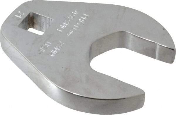 Proto - 23mm 3/8" Drive Chrome Crowfoot Wrench - 2-1/32" Head Diam x 1/4" Head Thickness, 2-11/32" OAL - Makers Industrial Supply