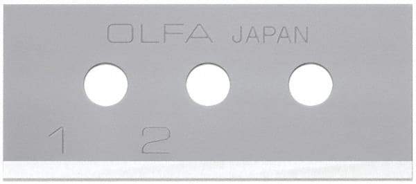 Olfa - 10 Piece Steel Safety Blade - 40mm OAL - Makers Industrial Supply