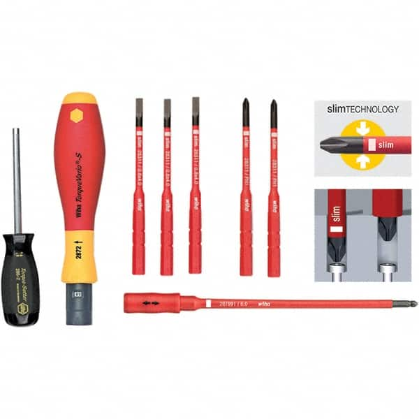 Wiha - Multi-Bit Screwdriver - Phillips & Torx Tip - Makers Industrial Supply