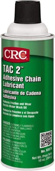 CRC - 16 oz Aerosol Adhesive Chain & Cable Lubricant - Blue, 350°F - Makers Industrial Supply