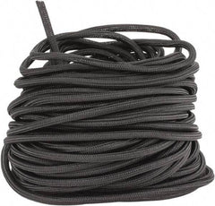 Techflex - Black Braided Cable Sleeve - 200' Coil Length, -103 to 257°F - Makers Industrial Supply