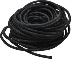 Techflex - Black PET Braided Cable Sleeve - 100' Coil Length, -103 to 257°F - Makers Industrial Supply