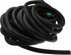 Techflex - Black Braided Cable Sleeve - 50' Coil Length, -103 to 257°F - Makers Industrial Supply