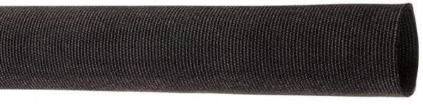 Techflex - 0.83" ID Black Woven Sleeving for Hoses - 50' Long, -50 to 248°F - Makers Industrial Supply