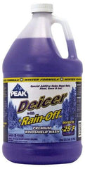 Peak - Water-Based Solution Windshield Washer Fluid - 1 Gal Bottle, -25°  Freezing Point - Makers Industrial Supply