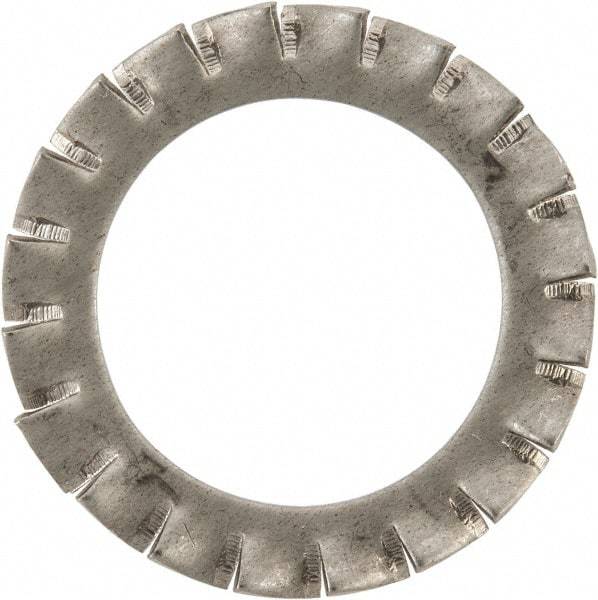 Value Collection - M24 Screw, 25mm ID, Stainless Steel External Tooth Lock Washer - 38mm OD, Uncoated, Grade 316 & Austenitic A4 - Makers Industrial Supply