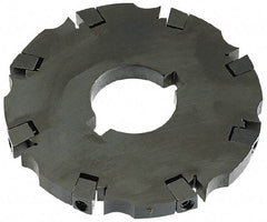 APT - Arbor Hole Connection, 0.53" Cutting Width, 3-1/16" Depth of Cut, 8" Cutter Diam, 1-1/4" Hole Diam, 16 Tooth Indexable Slotting Cutter - SM81 Toolholder, CTA 2 Insert - Makers Industrial Supply