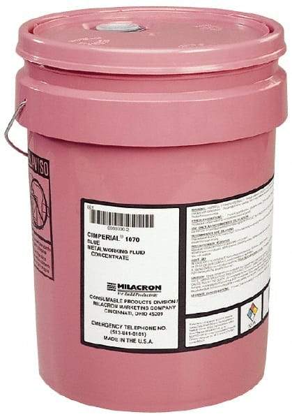 Cimcool - Cimperial 1060CF, 5 Gal Pail Cutting & Grinding Fluid - Water Soluble, For Drilling, Form Tapping, Reaming, Sawing - Makers Industrial Supply