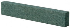 Made in USA - 4-1/4" Long x 3/4" Diam x 3/8" Thick, Silicon Carbide Sharpening Stone - Round Edge Slip, Coarse Grade - Makers Industrial Supply