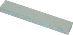 Made in USA - 4-1/4" Long x 3/4" Diam x 3/8" Thick, Silicon Carbide Sharpening Stone - Round, Medium Grade - Makers Industrial Supply