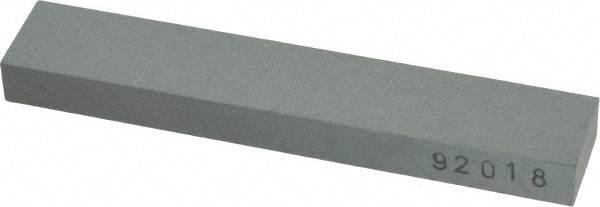 Made in USA - 4-1/4" Long x 3/4" Diam x 3/8" Thick, Silicon Carbide Sharpening Stone - Round, Fine Grade - Makers Industrial Supply