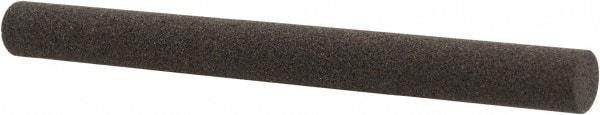 Made in USA - 4" Long x 3/8" Diam x 3/8" Thick, Aluminum Oxide Sharpening Stone - Round, Coarse Grade - Makers Industrial Supply