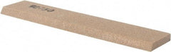 Made in USA - 5" Long x 1" Wide x 3/16" Thick, Aluminum Oxide Sharpening Stone - Rectangle, Medium Grade - Makers Industrial Supply