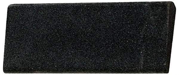 Made in USA - 4-1/2" Long x 1-3/4" Diam x 3/8" Thick, Aluminum Oxide Sharpening Stone - Round, Coarse Grade - Makers Industrial Supply