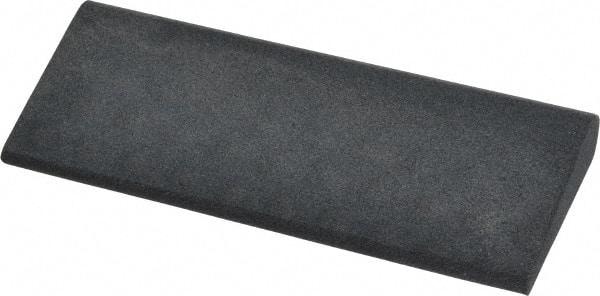 Made in USA - 4-1/2" Long x 1-3/4" Diam x 1/2" Thick, Silicon Carbide Sharpening Stone - Round, Medium Grade - Makers Industrial Supply