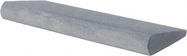 Made in USA - 4-1/2" Long x 1-3/4" Diam x 1/2" Thick, Silicon Carbide Sharpening Stone - Round, Fine Grade - Makers Industrial Supply