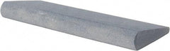 Made in USA - 4-1/2" Long x 1-3/4" Diam x 1/2" Thick, Silicon Carbide Sharpening Stone - Round, Fine Grade - Makers Industrial Supply