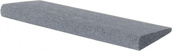 Made in USA - 4-1/2" Long x 1-3/4" Diam x 3/8" Thick, Silicon Carbide Sharpening Stone - Round, Medium Grade - Makers Industrial Supply