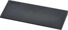 Made in USA - 4-1/2" Long x 1-3/4" Diam x 3/8" Thick, Silicon Carbide Sharpening Stone - Round, Fine Grade - Makers Industrial Supply