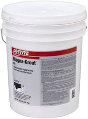 Loctite - 640 Fluid Ounce Container, Gray, Tub Magnesium Phosphate Construction Adhesive - Series Magna-Grout, 15 to 22 min Fixture Time, Indoor, Outdoor - Makers Industrial Supply