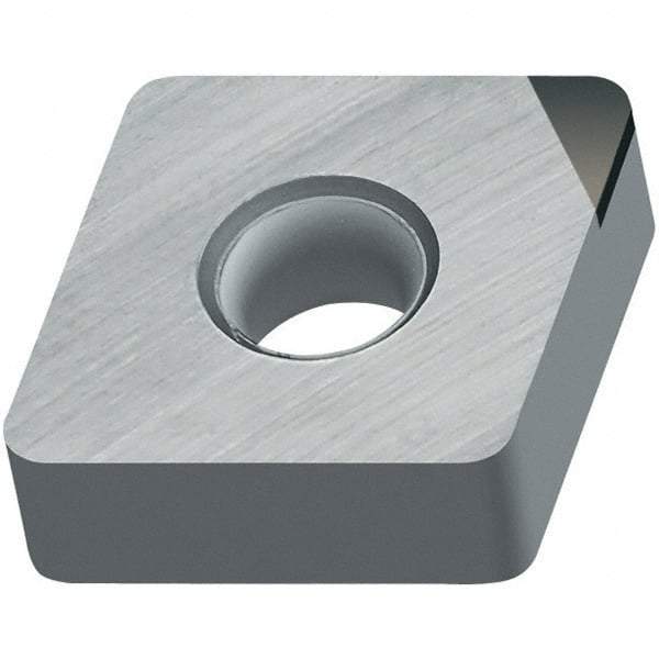 Walter - CNMA432 Grade WCB50 CBN Turning Insert - Uncoated, 80° Diamond, 1/2" Inscr Circle, 3/16" Thick, 1/32" Corner Radius - Makers Industrial Supply