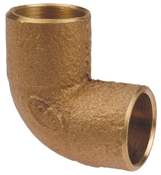 NIBCO - 3 x 2" Cast Copper Pipe 90° Close Rough Elbow - C x C, Pressure Fitting - Makers Industrial Supply