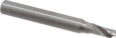 Onsrud - 3/16" Cutting Diam x 3/8" Length of Cut, 1 Flute, Upcut Spiral Router Bit - Uncoated, Right Hand Cut, Solid Carbide, 2" OAL x 1/4" Shank Diam, Single Edge, 22° Helix Angle - Makers Industrial Supply