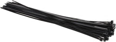 Thomas & Betts - 24.2" Long Black Nylon Standard Cable Tie - 120 Lb Tensile Strength, 1.91mm Thick, 3" Max Bundle Diam - Makers Industrial Supply