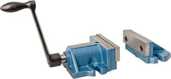 Bison - 6" Jaw Width, Horizontal Stationary Machine Vise - Manual Operation, 1 Station, 3" Deep, 8,990 Lb Max Clamp Force - Makers Industrial Supply