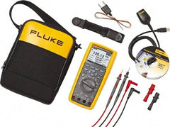 Fluke - 16 Piece, Electrical Test Equipment Combination Kit - 1,000 Volt Max, 10 Max Amp - Makers Industrial Supply