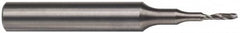 Accupro - 5mm Cutting Diam x 28mm Length of Cut, 1 Flute, Upcut Spiral Router Bit - Uncoated, Right Hand Cut, Solid Carbide, 75mm OAL x 6mm Shank Diam, Single Edge, 21° Helix Angle - Makers Industrial Supply