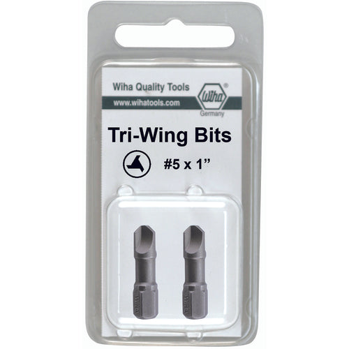 Tri-Wing Insert Bit #3 × 25mm (2 Bit Pack) - Makers Industrial Supply