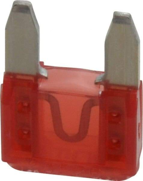 Cooper Bussmann - 10 Amp, 32 VDC, Bussmann ATM-10, Fast Acting Automotive Fuse - 0.43" Long, Red, Littlefuse MIN010, Ferraz Shawmut AF2-10 - Makers Industrial Supply