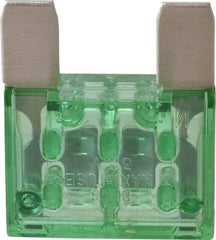 Cooper Bussmann - 30 Amp, 32 VDC, Bussmann MAX-30, Fast Acting Automotive Fuse - 1.35" Long, Green, Littlefuse MAX30, Ferraz Shawmut AF3-30 - Makers Industrial Supply