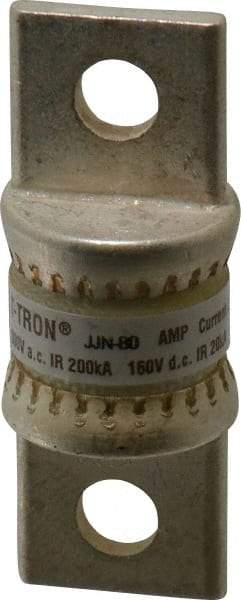 Cooper Bussmann - 160 VDC, 300 VAC, 80 Amp, Fast-Acting General Purpose Fuse - Bolt-on Mount, 2-5/32" OAL, 20 at DC, 200 at AC (RMS) kA Rating, 3/4" Diam - Makers Industrial Supply