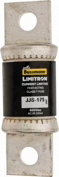 Cooper Bussmann - 600 VAC, 175 Amp, Fast-Acting General Purpose Fuse - Bolt-on Mount, 3-1/4" OAL, 200 at AC (RMS) kA Rating, 7/8" Diam - Makers Industrial Supply