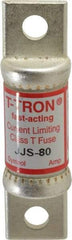 Cooper Bussmann - 600 VAC, 80 Amp, Fast-Acting General Purpose Fuse - Bolt-on Mount, 54.8mm OAL, 200 at AC (RMS) kA Rating, 3/4" Diam - Makers Industrial Supply