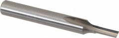 Onsrud - 1/8" Diam, 1/4" Shank Diam, 5/16" Length of Cut, 1 Flute Single Edge Straight Router Bit - 2" Overall Length, Right Hand Cut, Solid Carbide - Makers Industrial Supply