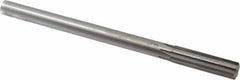 Made in USA - 0.615" Carbide-Tipped 6 Flute Chucking Reamer - Straight Flute, 9/16" Straight Shank, 2-1/4" Flute Length, 9" OAL - Makers Industrial Supply