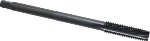 Kennametal - M12x1.75 Metric Coarse 3 Flute D6 Oxide Finish High Speed Steel Spiral Point Extension Tap - Plug Chamfer, 6" OAL, 6H Class of Fit - Makers Industrial Supply