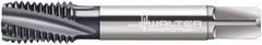 Walter-Prototyp - 7/8-14 UNF 4 Flute 3B Modified Bottoming Spiral Flute Tap - Cobalt, TiCN Finish, 4-11/16" OAL, Right Hand Flute, Right Hand Thread, Series A2345606 - Makers Industrial Supply