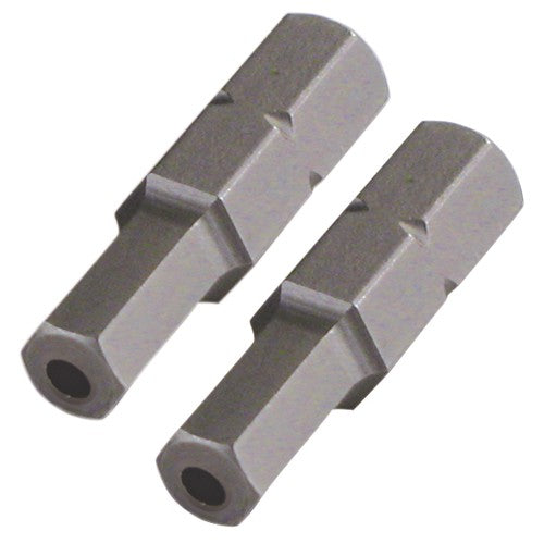 Security Hex Insert Bit 1/4″ × 25mm (2 Bit Pack) - Makers Industrial Supply