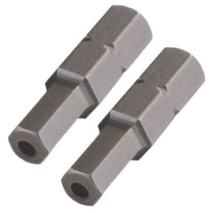 Security Hex Insert Bit 3.0 × 25mm (2 Bit Pack) - Makers Industrial Supply